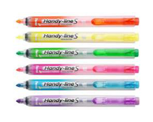 Teksta mar�ieris, 5mm, autom�tisks, oran�s, Handy-line SXS 15, PENTEL